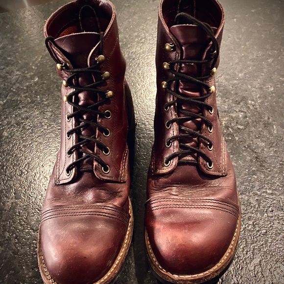 Red Wing Iron Ranger 6” Boots, Oxblood, size 10 - Picture 3 of 5